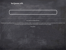 Tablet Screenshot of bertjensen.info